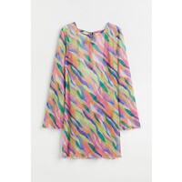 H&M Krótka sukienka plażowa - 1065604001 Różowy/Wzór