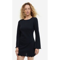 H&M Krótka sukienka plażowa - 1065604008 Czarny