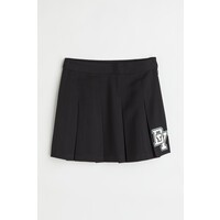 H&M Krótka spódnica z diagonalu - 1031611012 Czarny