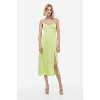 H&M Sukienka z odkrytymi plecami - 1182666001 Limonkowy