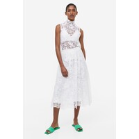 H&M Trapezowa spódnica z koronki - 1182098001 Biały