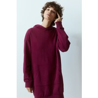 H&M Sukienka dresowa z kapturem - 1089853001 Śliwkowofioletowy