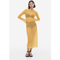 H&M Koronkowa sukienka - 1171201003 Żółty