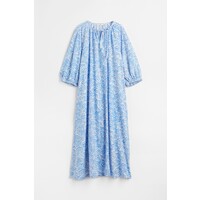 H&M Sukienka z wiązaniem - 1062245004 Niebieski/Wzór
