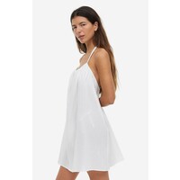 H&M Bawełniana sukienka plażowa - 1135741001 Biały