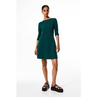 H&M Dżersejowa sukienka z rozszerzanym dołem - 1173452002 Ciemnozielony