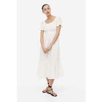 H&M Sukienka z odkrytymi ramionami - 1175847002 Biały