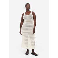 H&M Sukienka o wyglądzie szydełkowej robótki - 1155543002 Kremowy