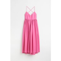 H&M Bawełniana sukienka w serek - 1077926001 Różowy