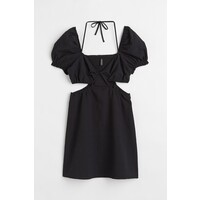 H&M Sukienka z wycięciem - 1049677003 Czarny