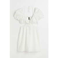 H&M Sukienka z wycięciem - 1049677003 Biały