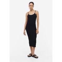 H&M Sukienka z kreszowanego dżerseju - 1164787001 Czarny