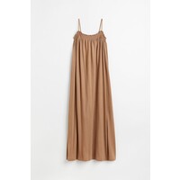 H&M Sukienka z domieszką modalu - 1050871004 Ciemnobeżowy