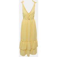 OXXO Sukienka z lnem - Żółty jasny 2230036226060