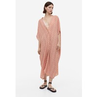 H&M Sukienka tunikowa oversize - 1169910003 Pomarańczowy/Wzór