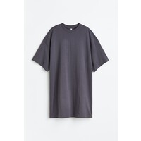 H&M Sukienka T-shirtowa oversize - 1128506006 Ciemnoszary