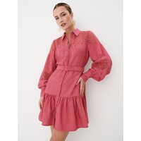 Mohito Różowa koszulowa sukienka mini 5793X-38X