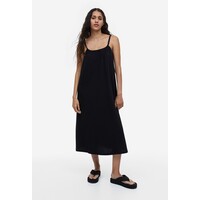 H&M Dżersejowa sukienka oversize - 1195402004 Czarny