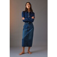 H&M Spódnica dżinsowa - 1110116009 Ciemnoniebieski denim