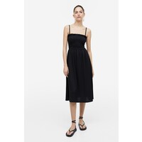 H&M Sukienka z elastycznym marszczeniem - 1154667006 Czarny