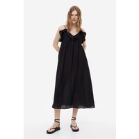 H&M Sukienka z dekoltem w serek - 1167768004 Czarny