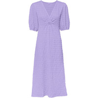 Bonprix Sukienka shirtowa z kory jasny fioletowy