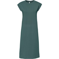 Bonprix Sukienka shirtowa z bawełny organicznej zielono-szary