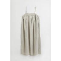 H&M Sukienka z krepy - 1062580001 Jasna szałwiowa zieleń