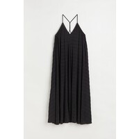 H&M Szeroka sukienka dżersejowa - 1089107001 Czarny