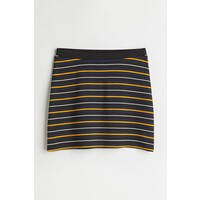 H&M Krótka spódnica - 1031617002 Czarny/Żółte paski