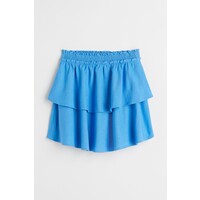 H&M Falbaniasta spódnica z domieszką lnu - 1067037006 Niebieski
