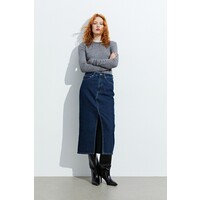 H&M Dżinsowa spódnica z rozcięciem z przodu - 1178912002 Ciemnoniebieski denim