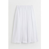 H&M Szeroka spódnica z diagonalu - 1061711001 Biały