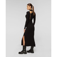 Czarna sukienka z wycięciami Y-3 Ingesan Knit ip5582-black ip5582-black