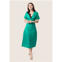 Quiosque Zielona sukienka z dekoltem 4UF005903