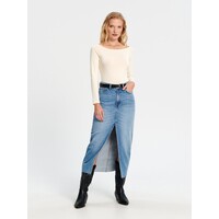 Sinsay Spódnica jeansowa midi ZA993-55J