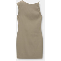 Pull&Bear Krótka asymetryczna sukienka z odkrytymi plecami 3390/347