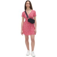 Cropp Czerwona sukienka mini z motywem kwiatowym 0306Z-33M
