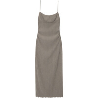 Pull&Bear Sukienka maxi w rustykalnym stylu na ramiączkach 7390/399