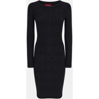 GUESS Swetrowa sukienka mini fason bodycon Q2PK25Z2NM0-JBLK