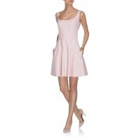 Sax35th by Alicja Czarniecka Letnia sukienka ze skaju jasnoróżowa