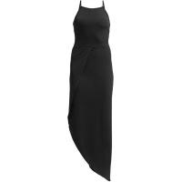 WAL G. Sukienka z dżerseju black WG021C01W-Q11