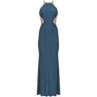 Unique Sukienka z dżerseju deep teal UI021C01S-P11