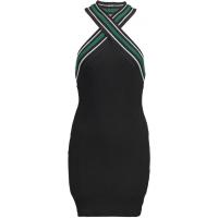 Topshop Sukienka z dżerseju black TP721C07R-Q11