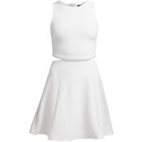 Topshop Sukienka z dżerseju white TP721C074-A11