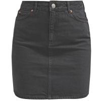 Topshop Spódnica jeansowa black TP721B04T-Q11