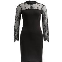 Topshop Sukienka z dżerseju black TP721C0AX-Q11