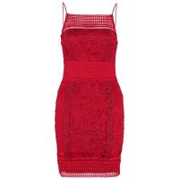 Topshop Sukienka letnia red TP721C0B7-G11
