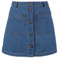Vero Moda VMGRACE Spódnica jeansowa medium blue denim VE121B09N-K12