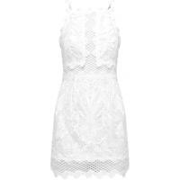 Topshop Sukienka koktajlowa white TP721C0DK-A11